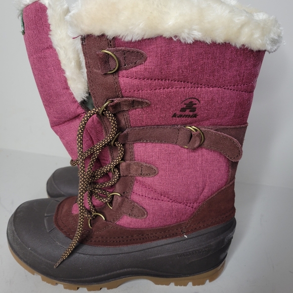 Kamik SnoValley 2 Maroon Women's Winter Boot SZ 6 - Picture 3 of 8